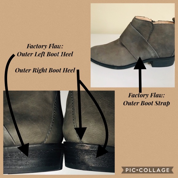 NWT Nordstrom Rack Susina LEATHER Ankle Boots 6M - Picture 6 of 8